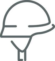 Sicherheit Helm Symbol Symbol Bild Vektor. Illustration von das Kopf Schutz industriell Ingenieur Arbeiter Design Bild vektor