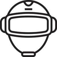 Sicherheit Helm Symbol Symbol Bild Vektor. Illustration von das Kopf Schutz industriell Ingenieur Arbeiter Design Bild vektor