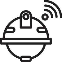 säkerhet hjälm ikon symbol bild vektor. illustration av de huvud beskyddare industriell ingenjör arbetstagare design bild vektor