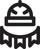 Sicherheit Helm Symbol Symbol Bild Vektor. Illustration von das Kopf Schutz industriell Ingenieur Arbeiter Design Bild vektor