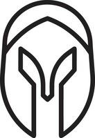 Sicherheit Helm Symbol Symbol Bild Vektor. Illustration von das Kopf Schutz industriell Ingenieur Arbeiter Design Bild vektor