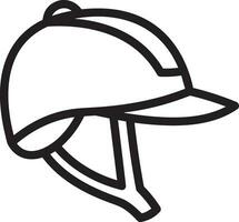 Sicherheit Helm Symbol Symbol Bild Vektor. Illustration von das Kopf Schutz industriell Ingenieur Arbeiter Design Bild vektor