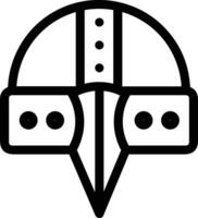 Sicherheit Helm Symbol Symbol Bild Vektor. Illustration von das Kopf Schutz industriell Ingenieur Arbeiter Design Bild vektor