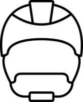 Sicherheit Helm Symbol Symbol Bild Vektor. Illustration von das Kopf Schutz industriell Ingenieur Arbeiter Design Bild vektor