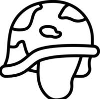 Sicherheit Helm Symbol Symbol Bild Vektor. Illustration von das Kopf Schutz industriell Ingenieur Arbeiter Design Bild vektor