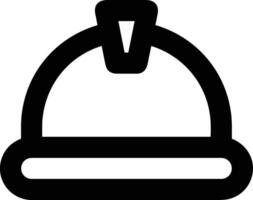 Sicherheit Helm Symbol Symbol Bild Vektor. Illustration von das Kopf Schutz industriell Ingenieur Arbeiter Design Bild vektor