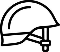 Sicherheit Helm Symbol Symbol Bild Vektor. Illustration von das Kopf Schutz industriell Ingenieur Arbeiter Design Bild vektor