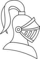 Sicherheit Helm Symbol Symbol Bild Vektor. Illustration von das Kopf Schutz industriell Ingenieur Arbeiter Design Bild vektor