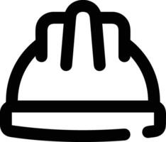 Sicherheit Helm Symbol Symbol Bild Vektor. Illustration von das Kopf Schutz industriell Ingenieur Arbeiter Design Bild vektor