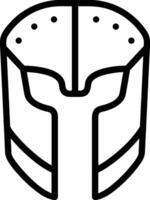 Sicherheit Helm Symbol Symbol Bild Vektor. Illustration von das Kopf Schutz industriell Ingenieur Arbeiter Design Bild vektor