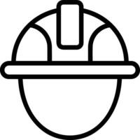 säkerhet hjälm ikon symbol bild vektor. illustration av de huvud beskyddare industriell ingenjör arbetstagare design bild vektor