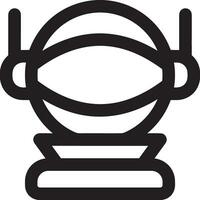 Sicherheit Helm Symbol Symbol Bild Vektor. Illustration von das Kopf Schutz industriell Ingenieur Arbeiter Design Bild vektor