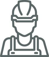 Sicherheit Helm Symbol Symbol Bild Vektor. Illustration von das Kopf Schutz industriell Ingenieur Arbeiter Design Bild vektor