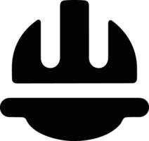 Sicherheit Helm Symbol Symbol Bild Vektor. Illustration von das Kopf Schutz industriell Ingenieur Arbeiter Design Bild vektor