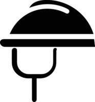 Sicherheit Helm Symbol Symbol Bild Vektor. Illustration von das Kopf Schutz industriell Ingenieur Arbeiter Design Bild vektor