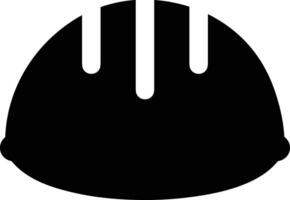 Sicherheit Helm Symbol Symbol Bild Vektor. Illustration von das Kopf Schutz industriell Ingenieur Arbeiter Design Bild vektor