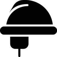 Sicherheit Helm Symbol Symbol Bild Vektor. Illustration von das Kopf Schutz industriell Ingenieur Arbeiter Design Bild vektor