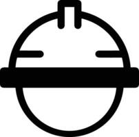 Sicherheit Helm Symbol Symbol Bild Vektor. Illustration von das Kopf Schutz industriell Ingenieur Arbeiter Design Bild vektor