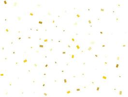 ljus gyllene rektanglar konfetti bakgrund. vektor illustration