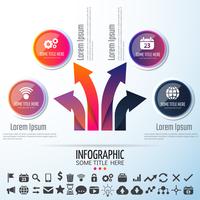 Infografiken-Designvorlage vektor