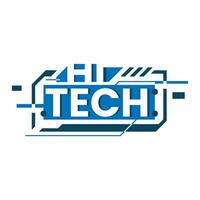 Hallo Technik Konzept Illustration eben Design Symbol Vektor