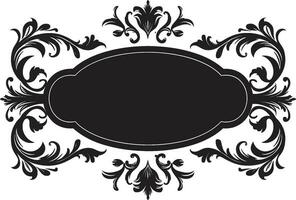 opulent Blütenblätter königlich schwarz Vektor Darstellung von Eleganz Kaiserliche Eleganz einfarbig Blumen- Kunst zum Lizenzgebühren im Vektor