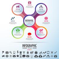 Infografiken-Designvorlage vektor