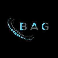 Tasche Brief Logo kreatives Design. Tasche einzigartiges Design. vektor