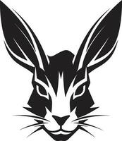 schwarz Hase Vektor Logo ein Fachmann und elegant Logo zum Ihre Unternehmen schwarz Hase Vektor Logo ein kreativ und einzigartig Logo zum Ihre Organisation