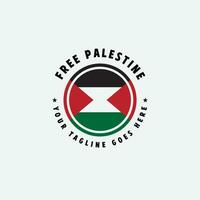 fri palestina logotyp vektor