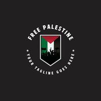 fri palestina logotyp vektor