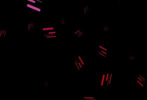 dunkelviolettes, rosafarbenes Vektorlayout mit flachen Linien. vektor