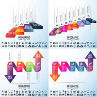 Infografiken-Designvorlage vektor