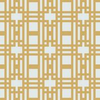 ein Gold und Weiß geometrisch Muster vektor