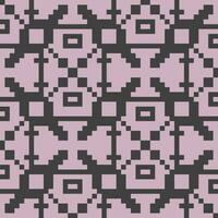 ein pixelig Muster im lila und schwarz vektor