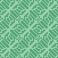 en grön och vit mönster med kvadrater vektor