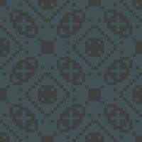 ein Pixel Muster im dunkel Blau und grau vektor
