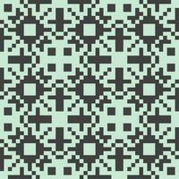 ein Pixel Muster im Grün und schwarz vektor