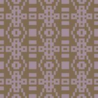 ein Pixel Stil Muster im lila und braun vektor