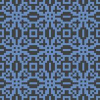 ein Blau und schwarz Pixel Muster vektor