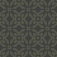 en pixelated mönster i mörk grön och svart vektor