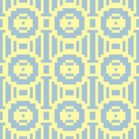 en blå och gul geometrisk mönster vektor