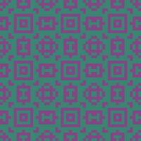 ein Grün und lila Muster mit Quadrate vektor