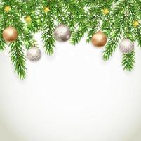 Frohe Weihnachten und Neujahr Hintergrund. Vektor-Illustration vektor