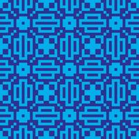 ein Blau und schwarz Pixel Muster vektor