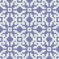 ein pixelig lila und Weiß Muster vektor