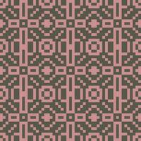 en rosa och grå pixel mönster vektor