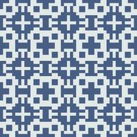 ein Blau und Weiß geometrisch Muster vektor
