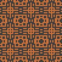 ein Orange und schwarz geometrisch Muster vektor
