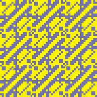 en gul och lila mönster med kvadrater vektor